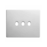 PLAQUE NEW STYLE 44 RECTANGULAIRE CORIAN BLANC 3 MODULES 3 COMMANDES|sfh|66563bf07cc9|