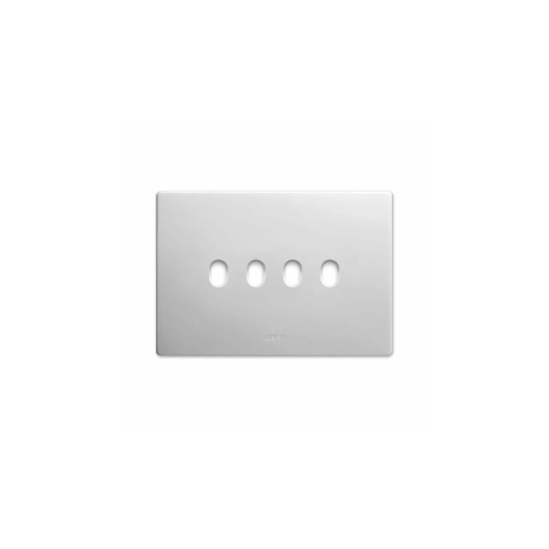 PLAQUE NEW STYLE 44 RECTANGULAIRE CORIAN BLANC 4 MODULES 4 COMMANDES|sfh|fd81c5e37319|
