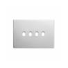 PLAQUE NEW STYLE 44 RECTANGULAIRE CORIAN BLANC 4 MODULES 4 COMMANDES|sfh|805412f11cf4|