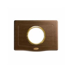 PLAQUE ENGLAND STYLE RECTANGULAIRE BOIS 3 MODULES POUR 1 PRISE DE COURANT|sfh|4d381b378978|