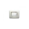 PLAQUE ETANCHE ENCASTREE RECTANGULAIRE 3 MODULES S44 BLANC|sfh|be174730a6b9|
