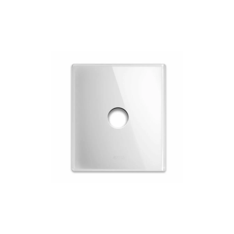 PLAQUE NEW STYLE 44 CARREE VERRE BLANC 2 MODULES 1 COMMANDE|sfh|bc23e87a89d9|