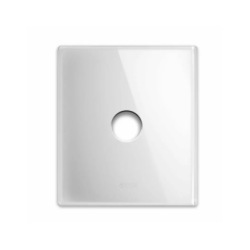 PLAQUE NEW STYLE 44 CARREE VERRE BLANC 2 MODULES 1 COMMANDE|sfh|cf3e133eaf4d|