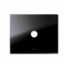 PLAQUE NEW STYLE 44 RECTANGULAIRE VERRE NOIR 3 MODULES 1 COMMANDE|sfh|0c425136296e|