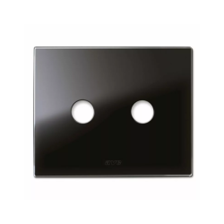 PLAQUE NEW STYLE 44 RECTANGULAIRE VERRE NOIR 3 MODULES 2 COMMANDES|sfh|b695e44fb942|