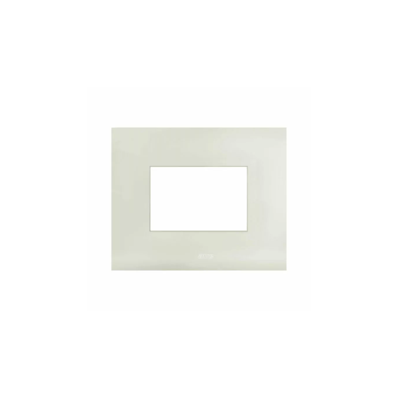 PLAQUE SMART 44 RECTANGULAIRE IVOIRE MAT 3 MODULES|sfh|06990a29cfc7|