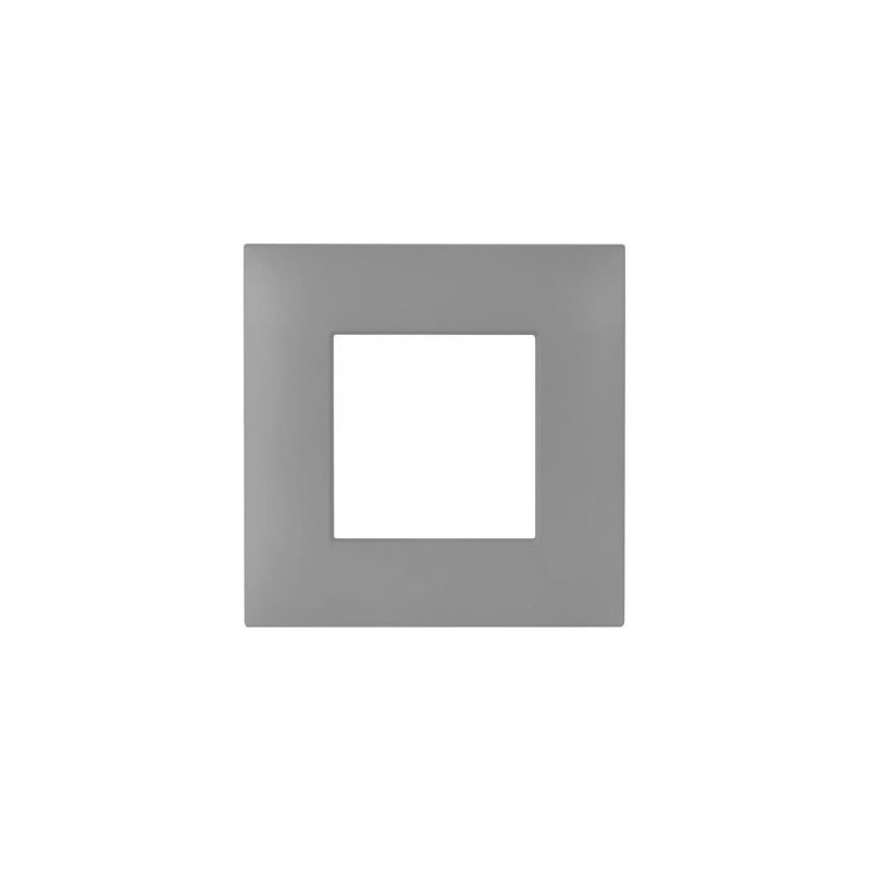 PLAQUE YOUNG 44 CARRÉE GRIS MAT 2 MODULES|sfh|f80448d1a1dc|