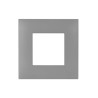 PLAQUE YOUNG 44 CARRÉE GRIS MAT 2 MODULES|sfh|f80448d1a1dc|