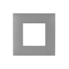 PLAQUE YOUNG 44 CARRÉE GRIS MAT 2 MODULES|sfh|e50984e1c478|