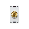 INTERRUPTEUR À BOUTON-POUSSOIR À LEVIER BLANC, NEW STYLE / ENGLAND STYLE DORÉ 44|sfh|7376039c8923|