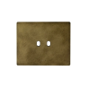 PLAQUE NEW STYLE 44 RECTANGULAIRE ALUMUNIUM COULEUR BRONZE ANTIQUE BROSSÉ 3 MODULES 2 COMMANDES|sfh|80fa0fd6babf|