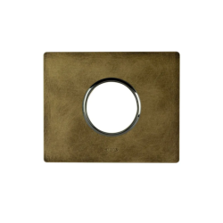 PLAQUE NEW STYLE 44 RECTANGULAIRE ALUMUNIUM COULEUR BRONZE ANTIQUE 3 MODULES POUR 1 PRISE DE COURANT|sfh|ae2ac69f8aab|