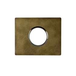 PLAQUE NEW STYLE 44 RECTANGULAIRE ALUMUNIUM COULEUR BRONZE ANTIQUE 3 MODULES POUR 1 PRISE DE COURANT|sfh|23ee52aa2d0f|