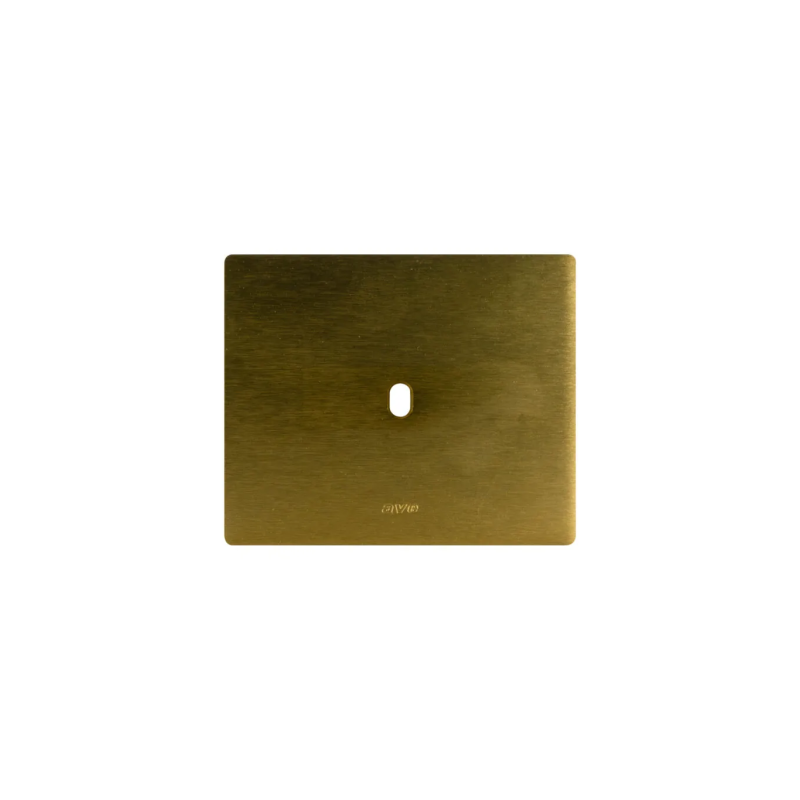 PLAQUE NEW STYLE 44 RECTANGULAIRE ALUMUNIUM COULEUR BRONZE 3 MODULES 1 COMMANDE|sfh|757dae634b95|
