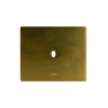 PLAQUE NEW STYLE 44 RECTANGULAIRE ALUMUNIUM COULEUR BRONZE 3 MODULES 1 COMMANDE|sfh|757dae634b95|