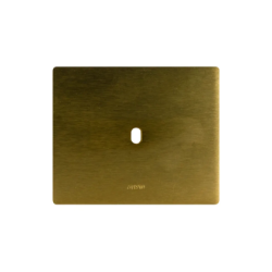 PLAQUE NEW STYLE 44 RECTANGULAIRE ALUMUNIUM COULEUR BRONZE 3 MODULES 1 COMMANDE|sfh|279472f3d916|
