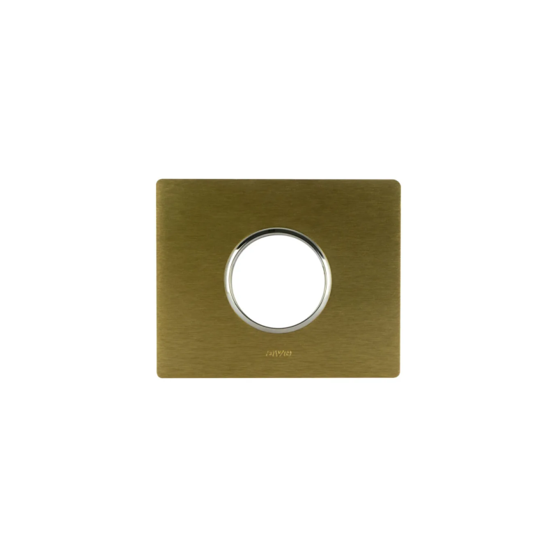 PLAQUE NEW STYLE 44 RECTANGULAIRE ALUMUNIUM COULEUR BRONZE 3 MODULES POUR 1 PRISE DE COURANT|sfh|5195d5f17e7e|