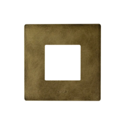 PLAQUE VERA 44 RECTANGULAIRE ALUMUNIUM COULEUR BRONZE ANTIQUE 2 MODULES|sfh|e2b5309bc3fa|