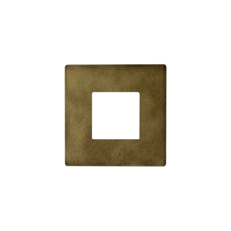 PLAQUE VERA 44 RECTANGULAIRE ALUMUNIUM COULEUR BRONZE ANTIQUE 2 MODULES|sfh|e2b5309bc3fa|