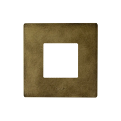 PLAQUE VERA 44 RECTANGULAIRE ALUMUNIUM COULEUR BRONZE ANTIQUE 2 MODULES|sfh|130923311557|