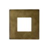 PLAQUE VERA 44 RECTANGULAIRE ALUMUNIUM COULEUR BRONZE ANTIQUE 2 MODULES|sfh|130923311557|