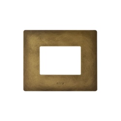 PLAQUE VERA 44 RECTANGULAIRE ALUMUNIUM COULEUR BRONZE ANTIQUE 3 MODULES|sfh|74a91add6d00|