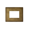 PLAQUE VERA 44 RECTANGULAIRE ALUMUNIUM COULEUR BRONZE ANTIQUE 3 MODULES|sfh|cd9f1937ef1b|