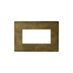 PLAQUE VERA 44 RECTANGULAIRE ALUMUNIUM COULEUR BRONZE ANTIQUE 4 MODULES|sfh|d0dbd3b46956|