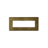 PLAQUE VERA 44 RECTANGULAIRE ALUMUNIUM COULEUR BRONZE ANTIQUE 7 MODULES|sfh|3bda749fa61a|