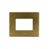 PLAQUE VERA 44 RECTANGULAIRE ALUMUNIUM COULEUR BRONZE 3 MODULES|sfh|b377f477597f|