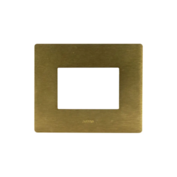 PLAQUE VERA 44 RECTANGULAIRE ALUMUNIUM COULEUR BRONZE 3 MODULES|sfh|a4952cbc655d|