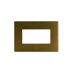 PLAQUE VERA 44 RECTANGULAIRE ALUMUNIUM COULEUR BRONZE 4 MODULES|sfh|10db23cb7660|