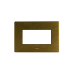 PLAQUE VERA 44 RECTANGULAIRE ALUMUNIUM COULEUR BRONZE 4 MODULES|sfh|317e1bee22c7|