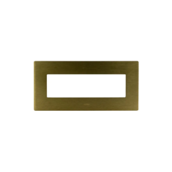 PLAQUE VERA 44 RECTANGULAIRE ALUMUNIUM COULEUR BRONZE 7 MODULES|sfh|910f756b8049|