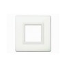 PLAQUE VERA 44 CARRÉE EN VERRE BLANC 2 MODULES|sfh|0c63d9f77ecf|