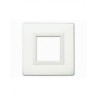 PLAQUE VERA 44 CARRÉE EN VERRE BLANC 2 MODULES|sfh|05a279701722|