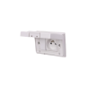 PLAQUE ETANCHE ENCASTREE RECTANGULAIRE 3 MODULES S43 BLANC|sfh|b3c6019ac185|