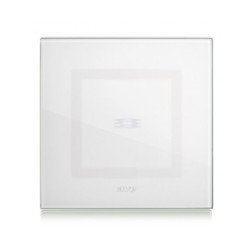 PLAQUE VERA 44 TOUCH CARRÉE BLANC 2 MODULES 1 COMMANDE|sfh|0adeb397d84b|