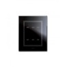 PLAQUE VERA 44 TOUCH RECTANGULAIRE NOIR ABSOLU 3+3 MODULES 6 COMMANDES|sfh|dcccb4c49d95|