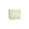 BOITE APPARENTE 3 MODULES S45 IVOIRE|sfh|40ad5b73c908|
