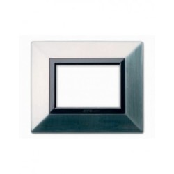 PLAQUE ZAMA 44 RECTANGULAIRE NICKEL BROSSE 3 MODULES|sfh|8016bffb0b94|