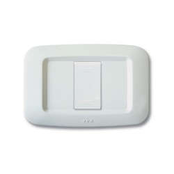 PLAQUE YES 45 RECTANGULAIRE BLANC 1 MODULE|sfh|bcedd8d52227|