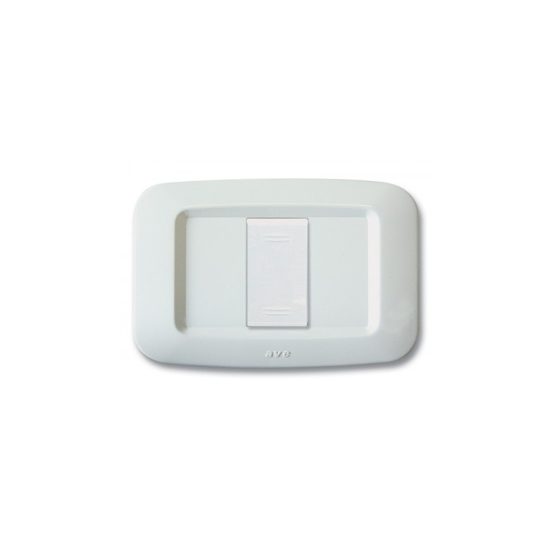 PLAQUE YES 45 RECTANGULAIRE BLANC 1 MODULE|sfh|bcedd8d52227|
