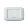 PLAQUE YES 45 RECTANGULAIRE BLANC 1 MODULE|sfh|bcedd8d52227|