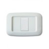 PLAQUE YES 45 RECTANGULAIRE BLANC 1 MODULE|sfh|1fbed676d890|