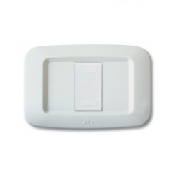 PLAQUE YES 45 RECTANGULAIRE BLANC 1 MODULE|sfh|e2c3a595a845|