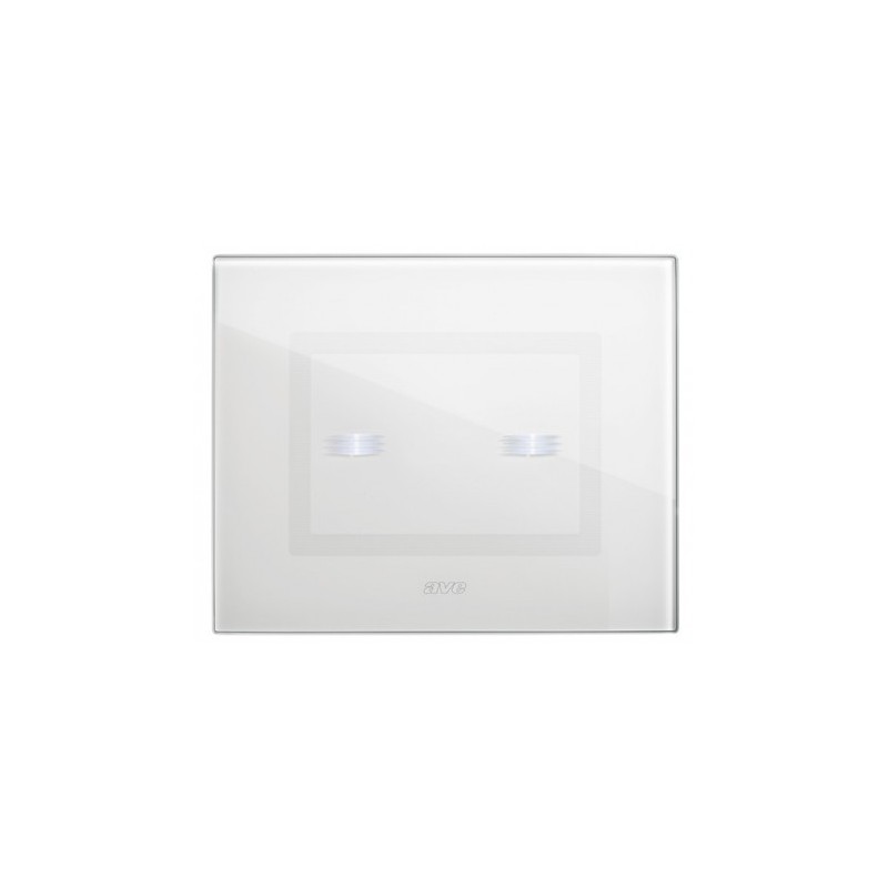PLAQUE VERA 44 TOUCH RECTANGULAIRE BLANC 3 MODULES 2 COMMANDES|sfh|30c4e2cbe0b4|