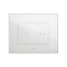 PLAQUE VERA 44 TOUCH RECTANGULAIRE BLANC 3 MODULES 2 COMMANDES|sfh|50992c1172b2|