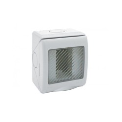 BOITE ETANCHE APPARENTE IP55 1 MODULE S45 BLANC|sfh|86957438894a|