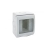 BOITE ETANCHE APPARENTE IP55 1 MODULE S45 BLANC|sfh|86957438894a|